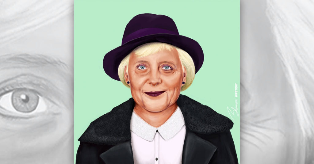 Hipstory Artworks R Amazing! - Angela Merkel