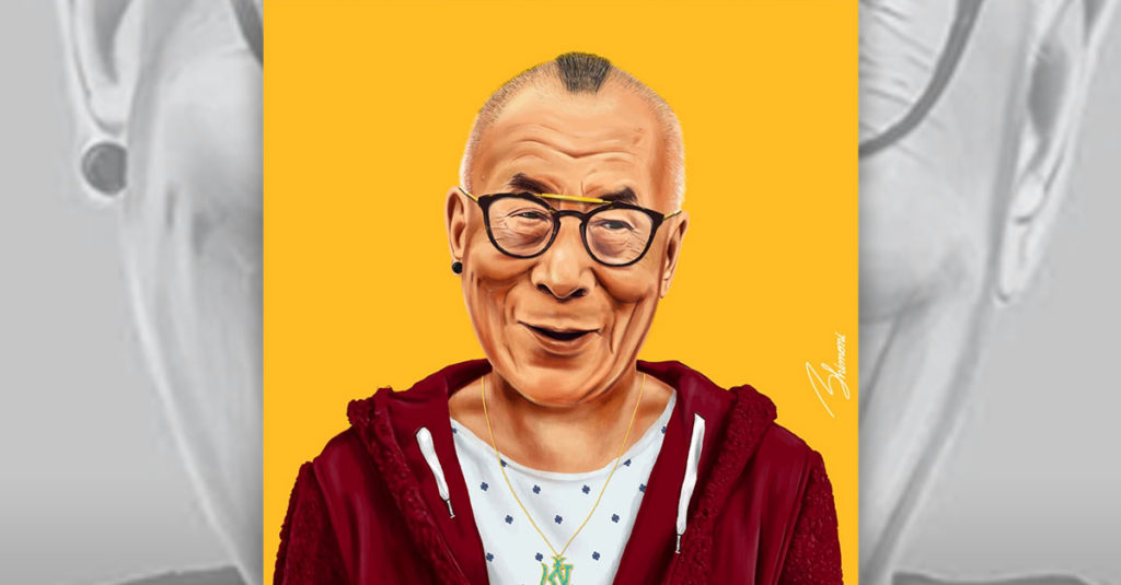 Hipstory Artworks R Amazing! - Dalai Lama