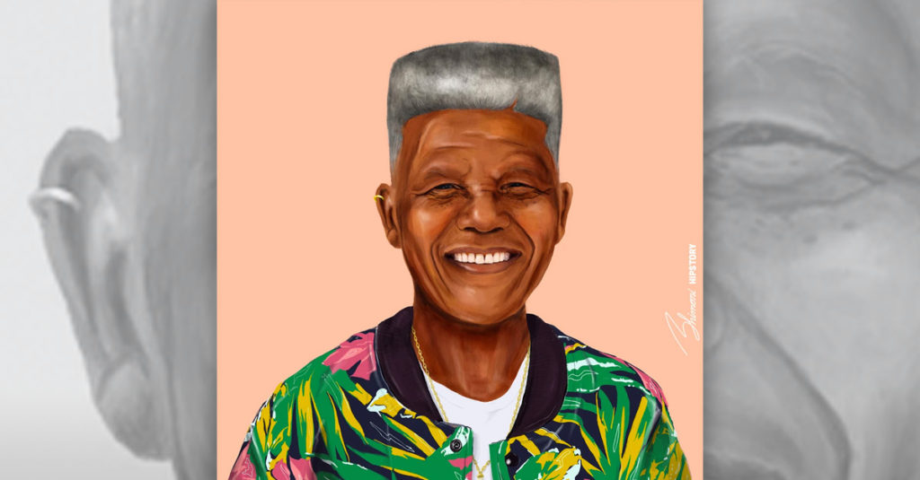 Hipstory Artworks R Amazing! - Nelson Mandela