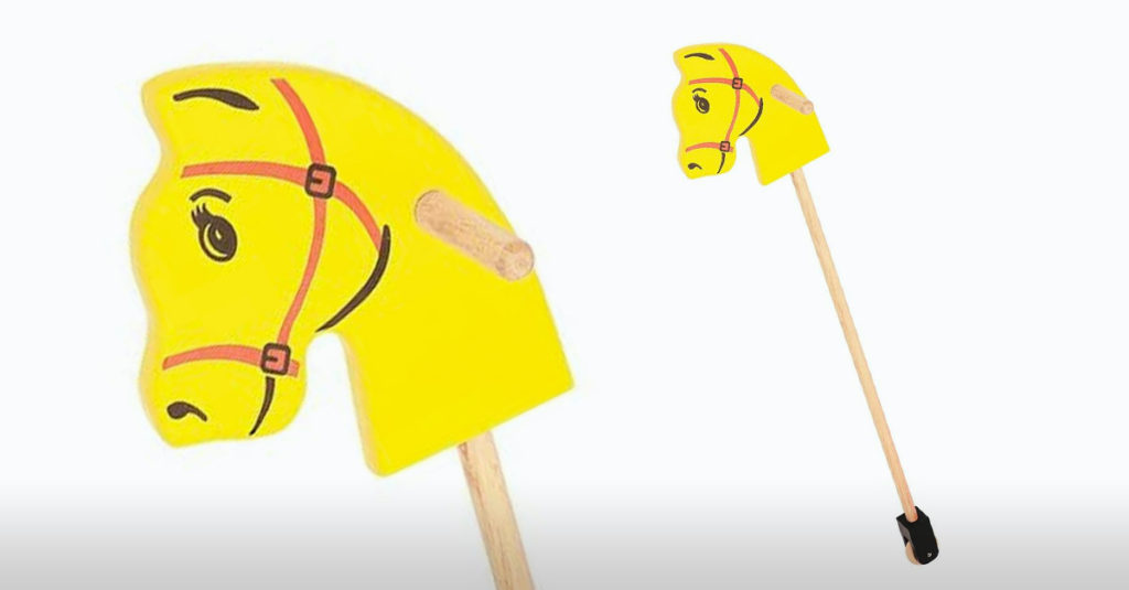 Hobby Horses R Amazing! - Yellow Wooden