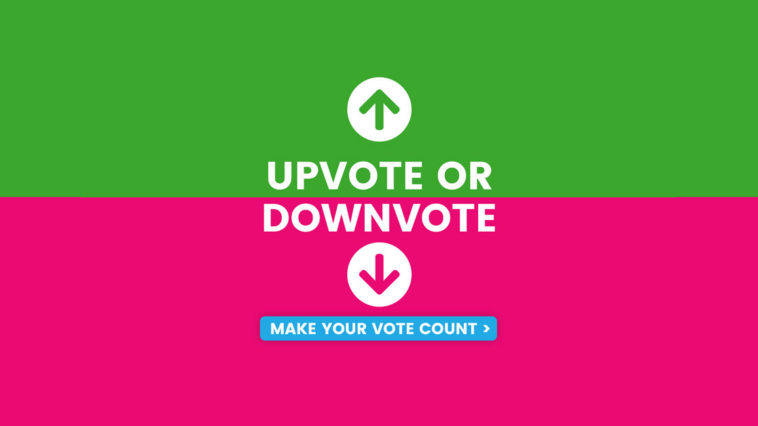 Upvote or Downvote