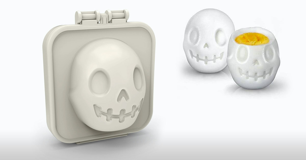 Boiled Egg Moulds R Amazing! - Skull
