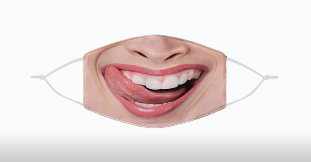 Amazing Face Masks - Licking Lips