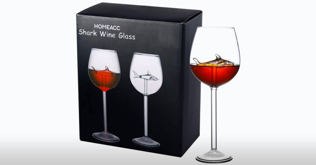 Amazing Shark Products - Shark Wine Glass