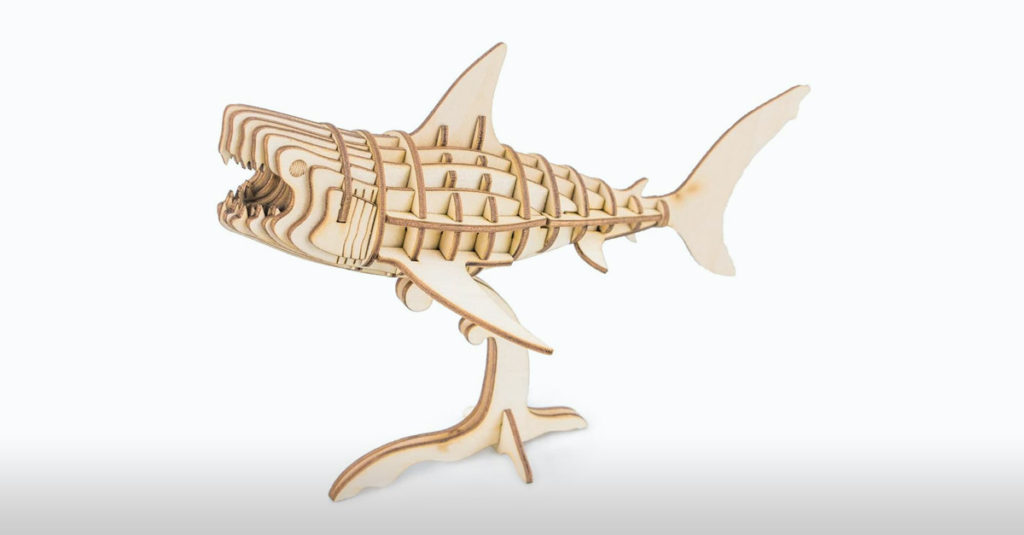 Amazing Shark Products - Shark Wooden 3D Puzzle