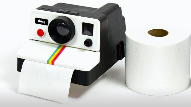 Amazing Camera Toilet Roll Holder