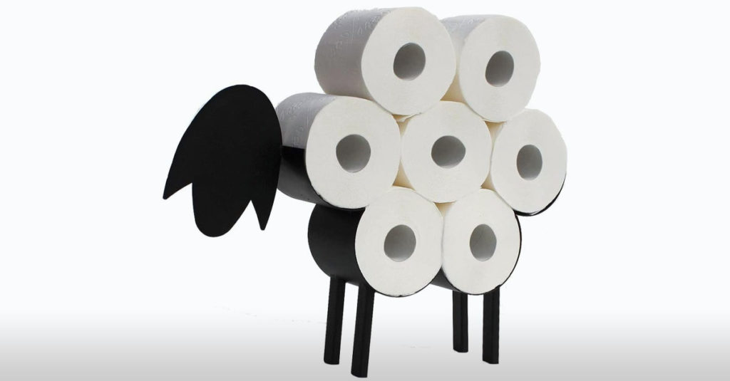 Amazing Sheep Toilet Roll Holder