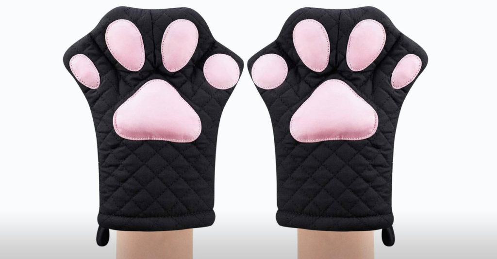 Amazing Oven Gloves - Cat Paws