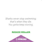 Amazing Shark Quote - Swimming