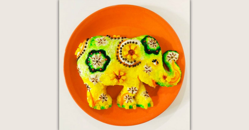 Food Art Animals - Elephant