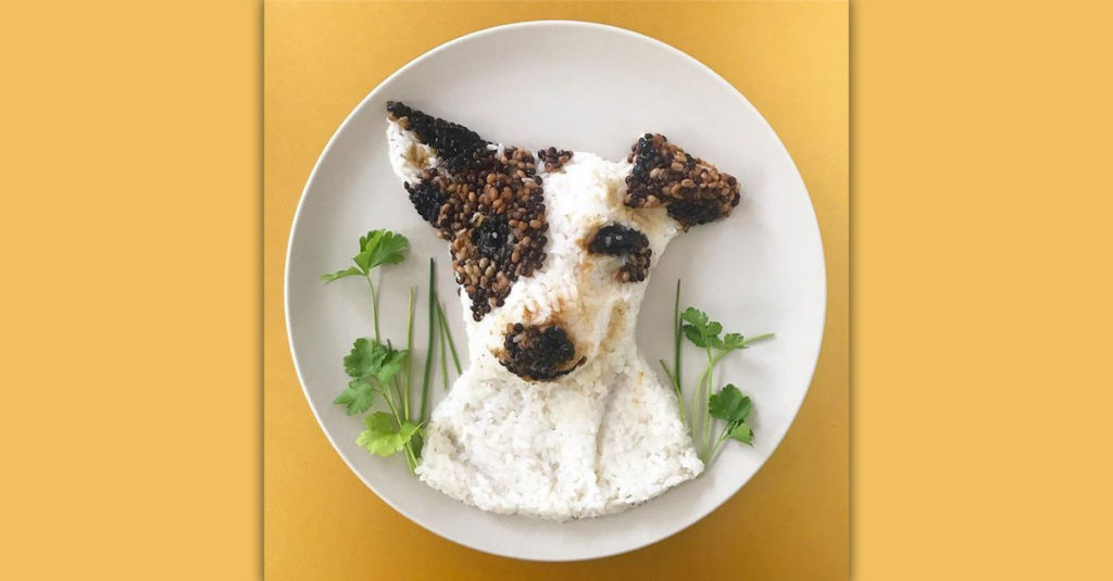Food Art Animals - Jack Russel Dog