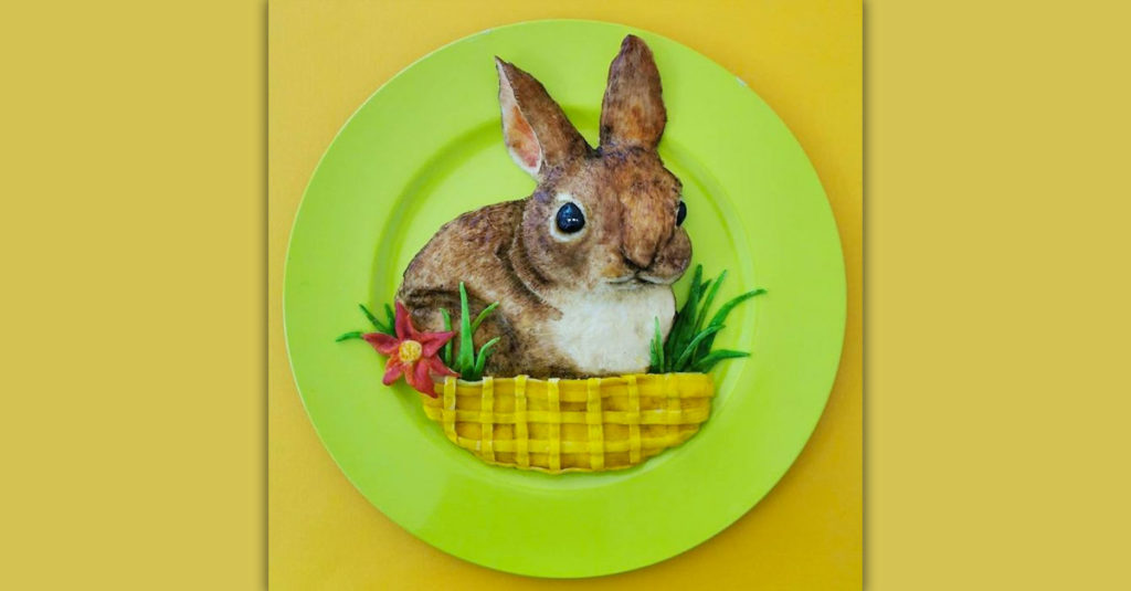 Food Art Animals - Baby Rabbit