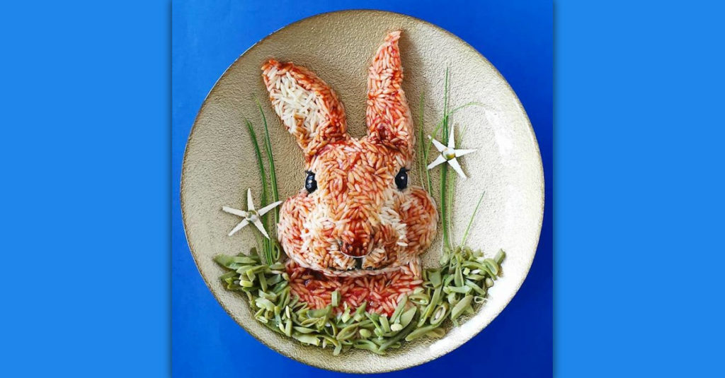 Food Art Animals - Rabbit