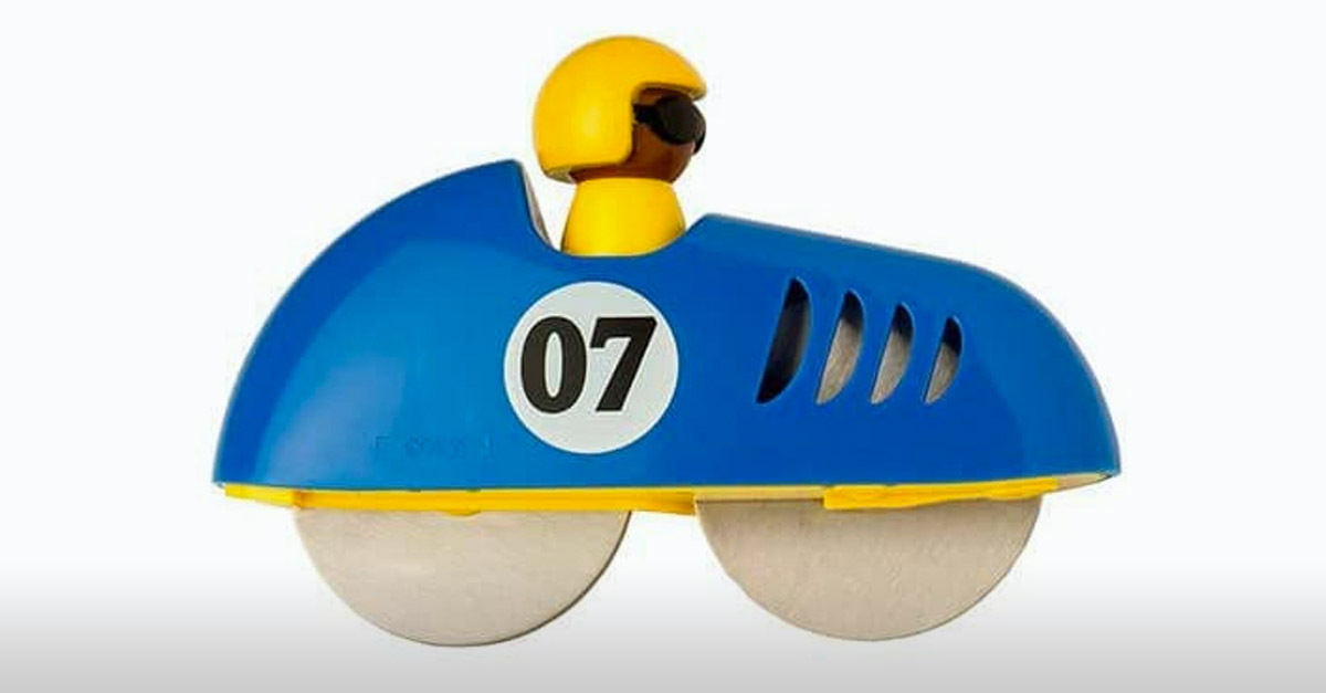 Amazing Pizza Cutters - Blue Racing Car