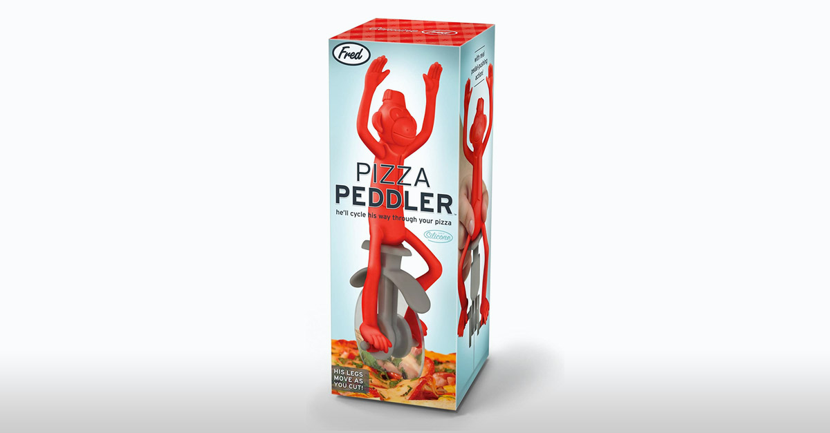 Amazing Pizza Cutters - Unicycle Pizza Peddler