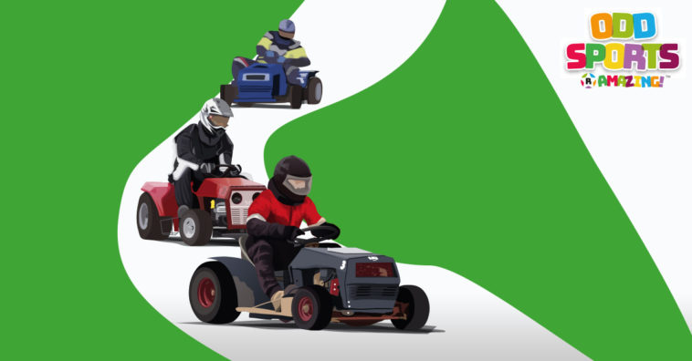 Odd Sports - Lawnmower Racing