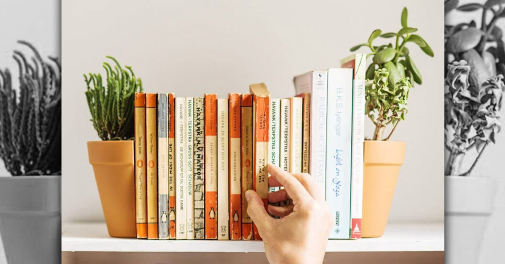 Book Ends Plant Pot
