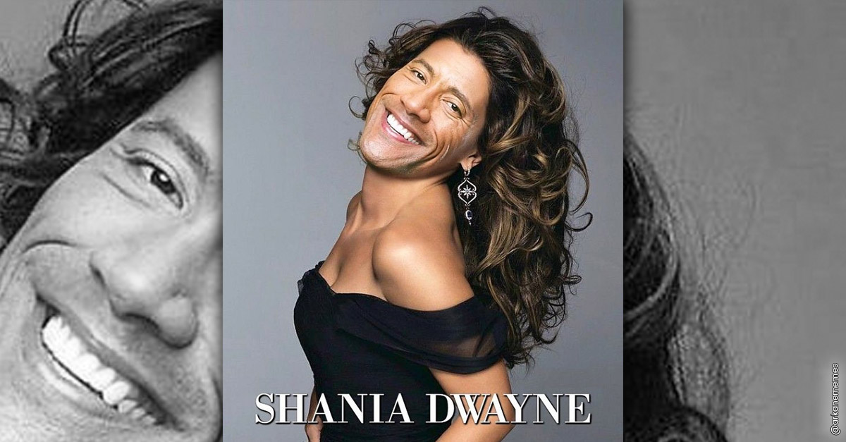 Celebrity Mashups - Shania Dwayne