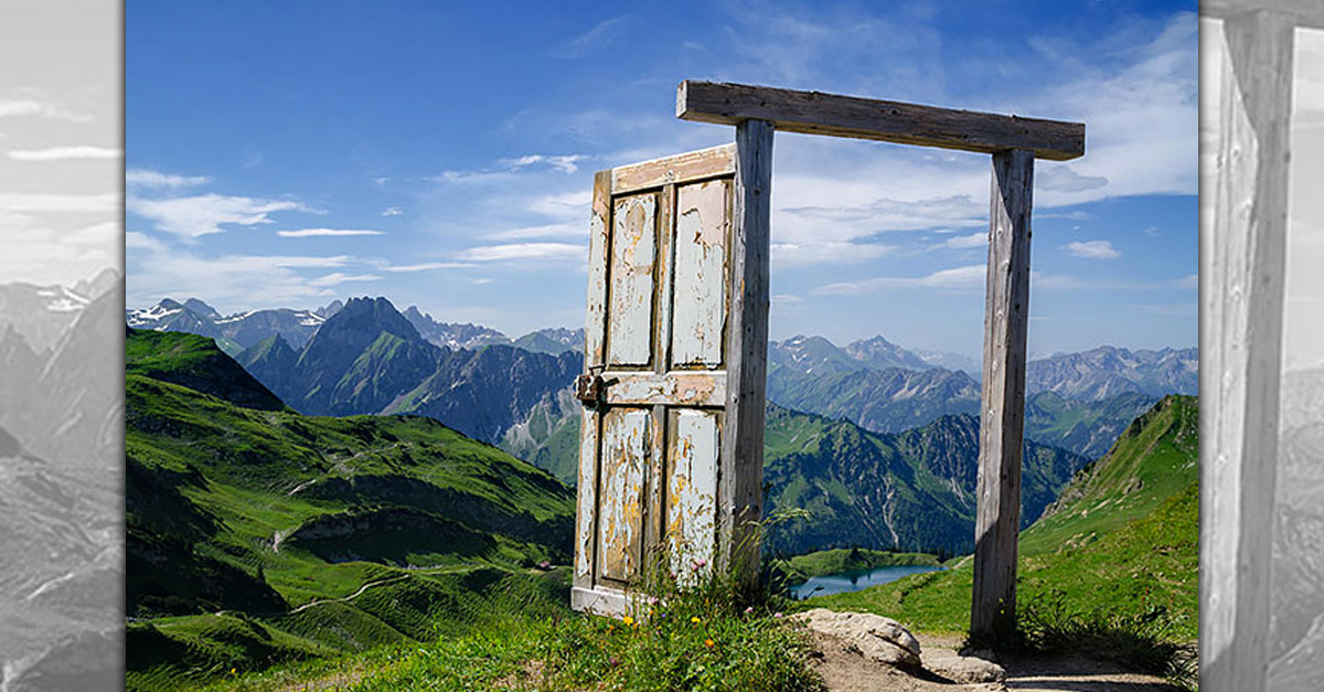 Amazing Doors - Door in the German Alps