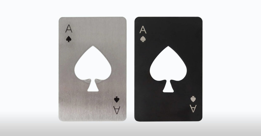 Ace of Spades Bottle Opener
