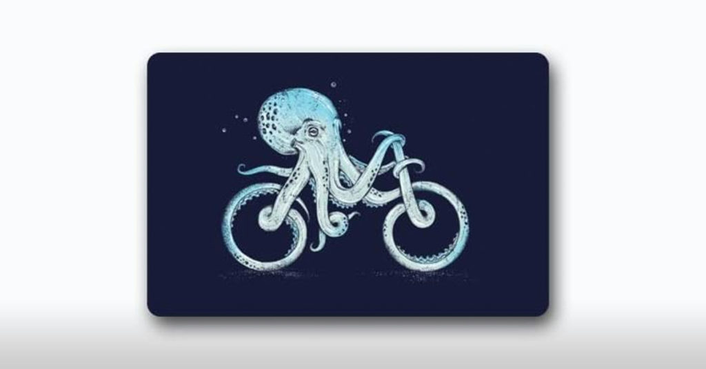 Octopus Bicycle Doormat
