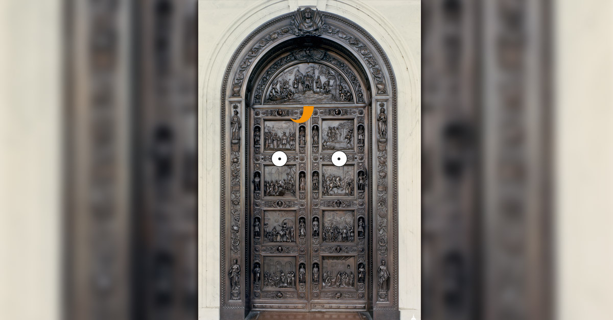 Famous Doors - Columbus Door, US Capitol Building, Washington D.C.