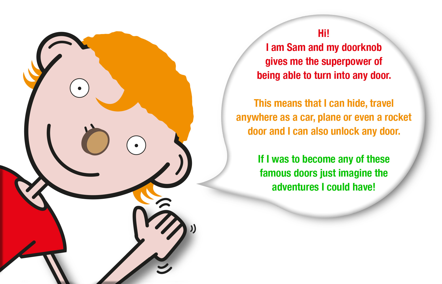 Sam - Doorknob for a nose