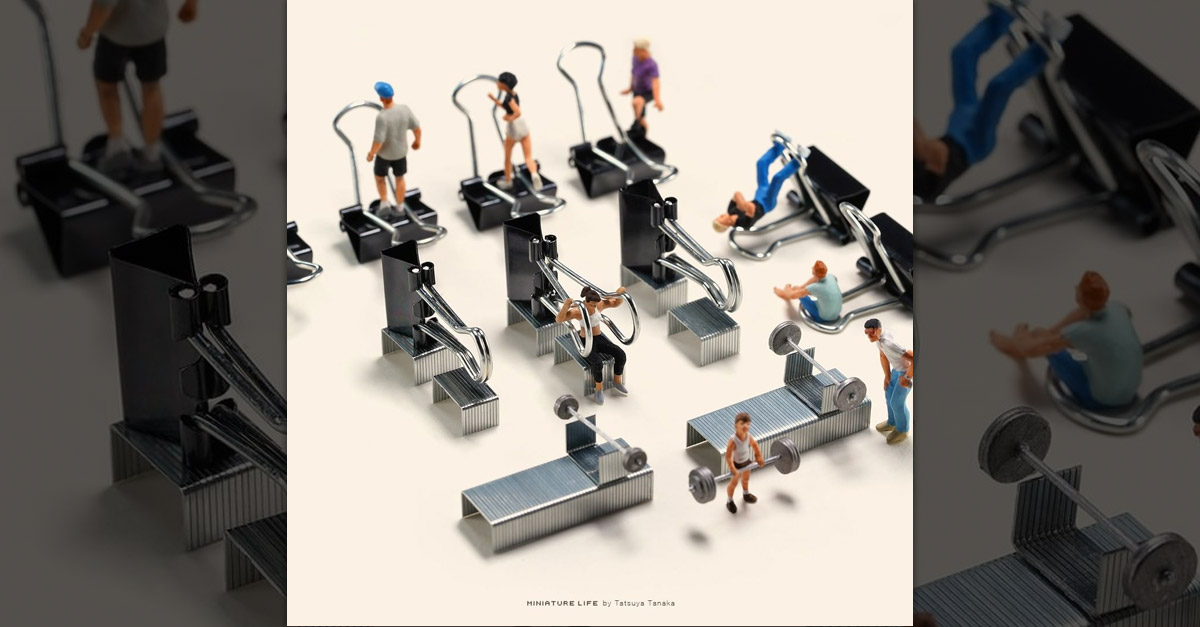 Miniature Life by Tatsuya Tanaka - Bulldog Clips Gym