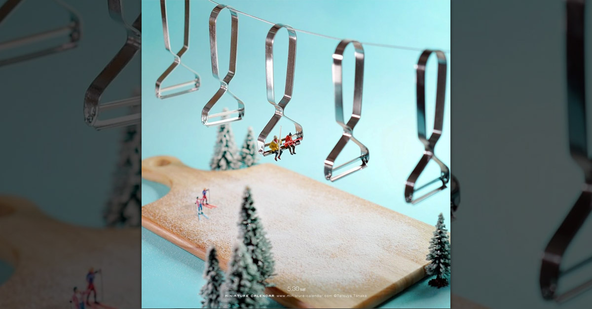 Miniature Life by Tatsuya Tanaka - Ski Lift Vegetable Peeler
