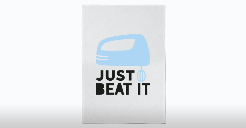 Beat It Amazing Tea Towel