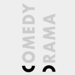 Comedy Drama Word As Image by Ji Lee