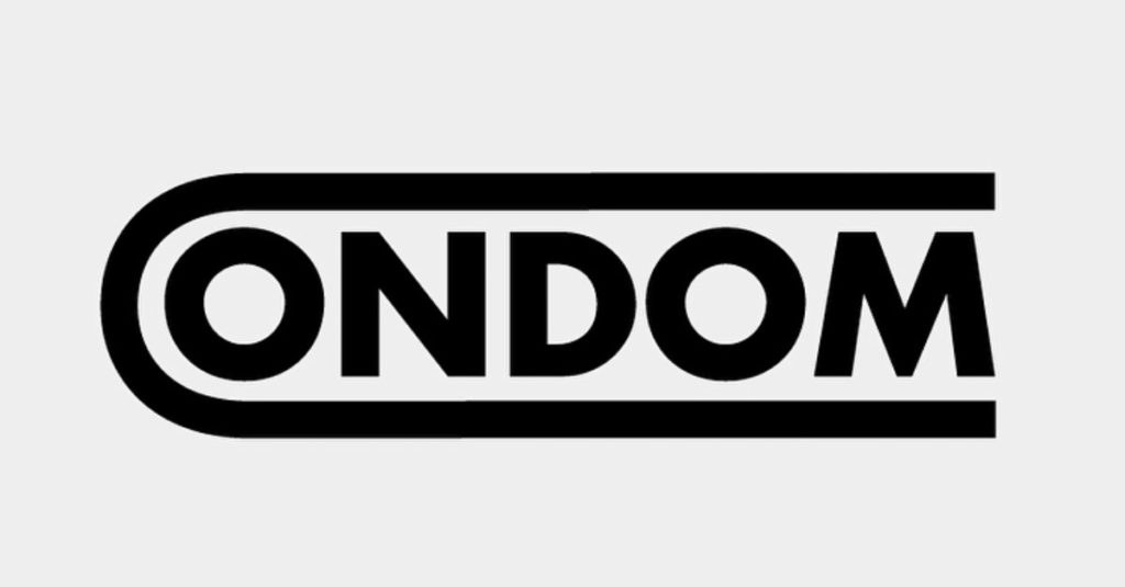 Condom Word As Image by Ji Lee