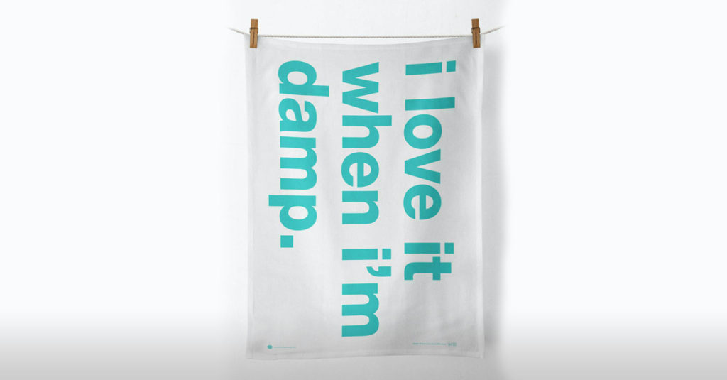 Damp Amazing Tea Towel