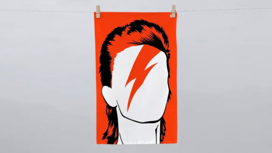 David Bowie Amazing Tea Towel