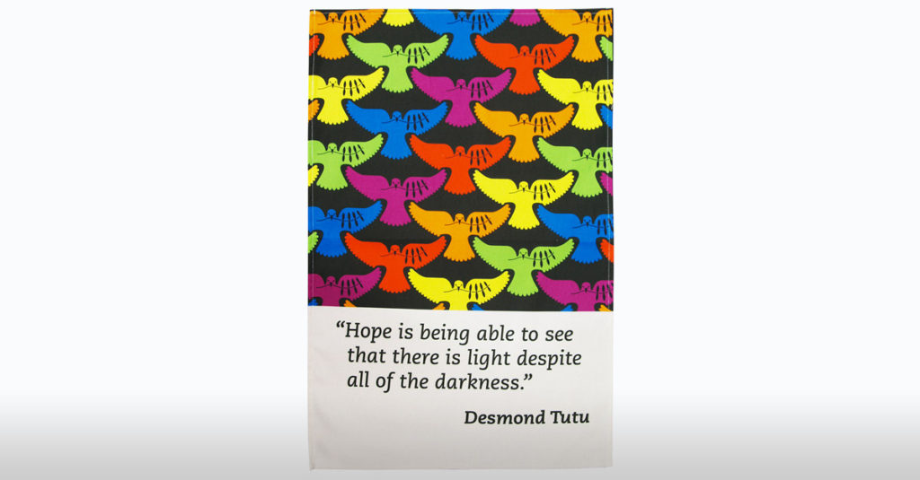 Desmond Tutu Amazing Tea Towel