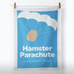 Hamster Parachute Amazing Tea Towel
