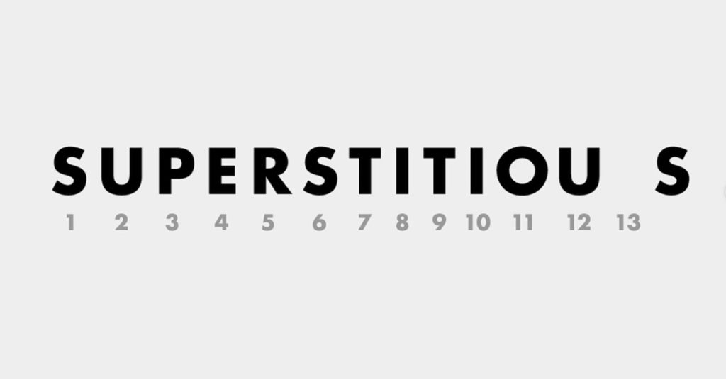 Superstitious Word As Image by Ji Lee