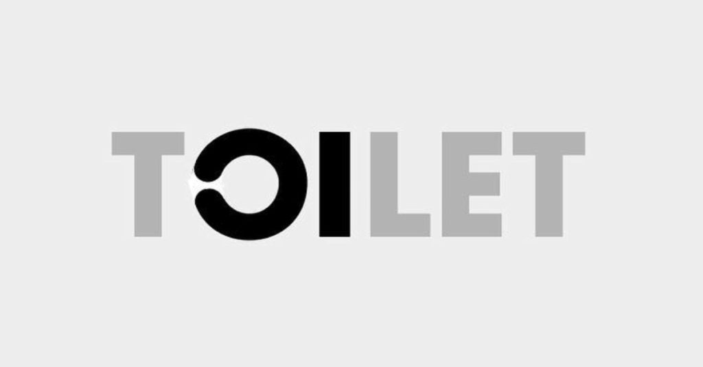 Toilet Word As Image by Ji Lee
