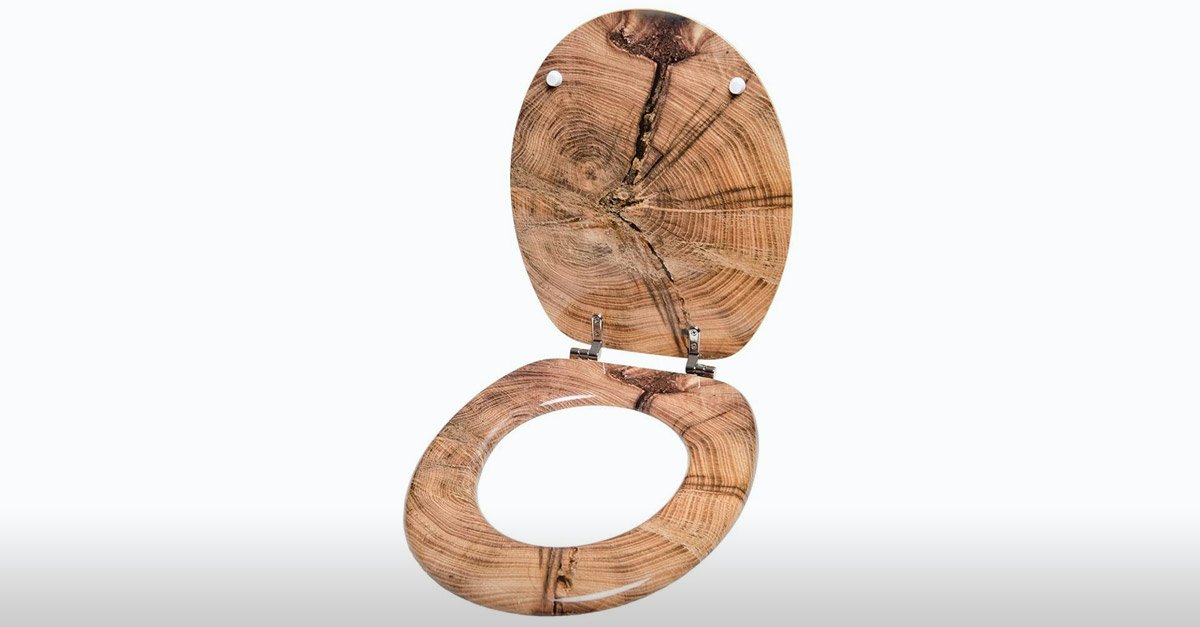 Log Toilet Seat