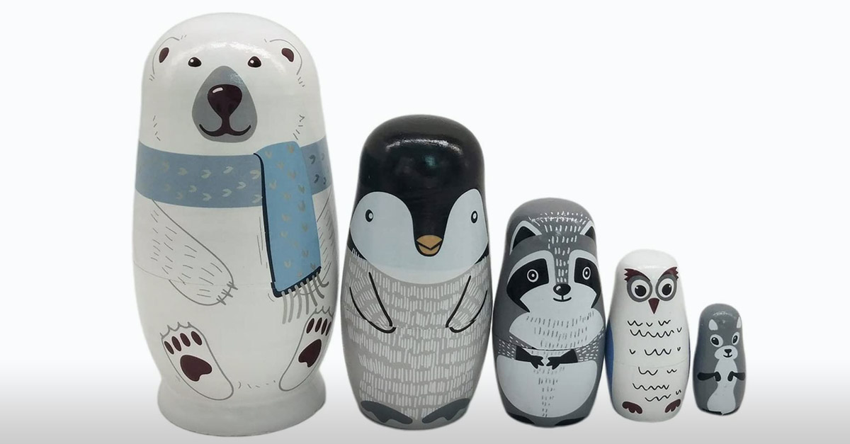Amazing Polar Bear Products - Nesting Dolls