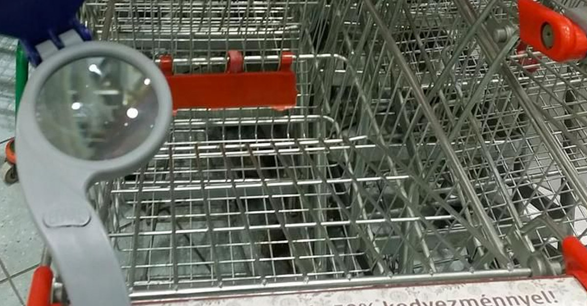 Amazing Urban Designs - Magnifying Glass Shopping Trolley