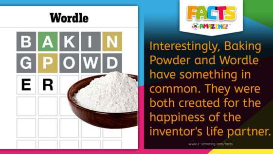 Baking Powder and Wordle Fact