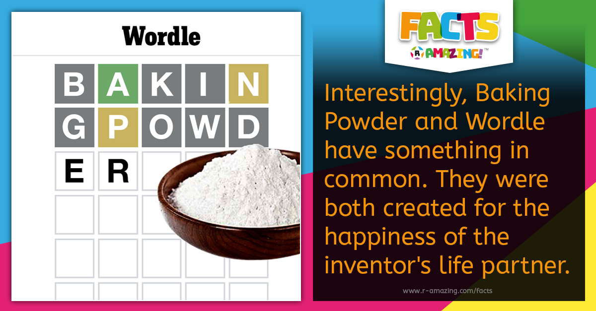 R Amazing! Facts - Baking Powder and Wordle