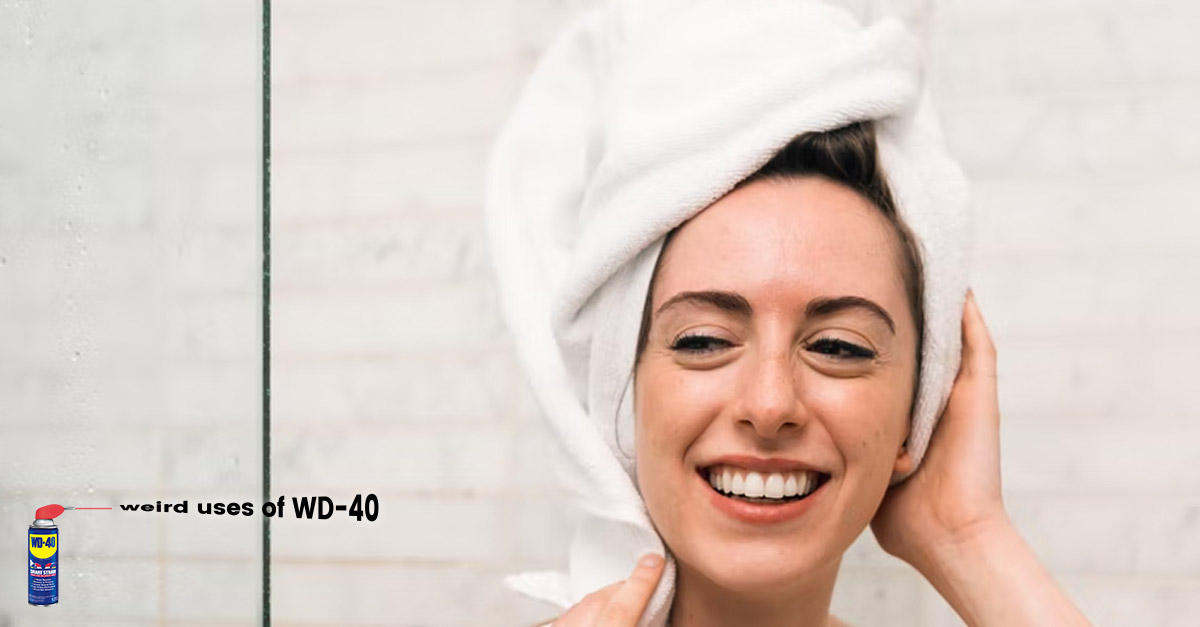 Weird uses of WD-40 - Gets hair dye stains out of towels.