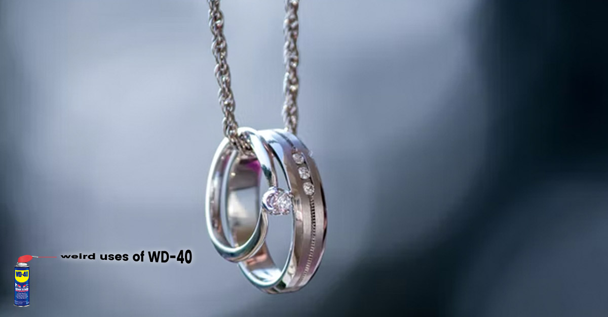 Weird uses of WD-40 - Polishes silver jewellery.