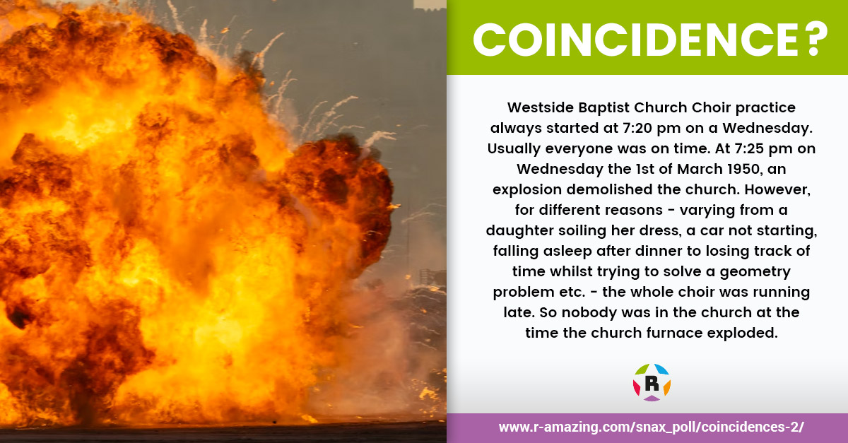 Explosion Coincidence