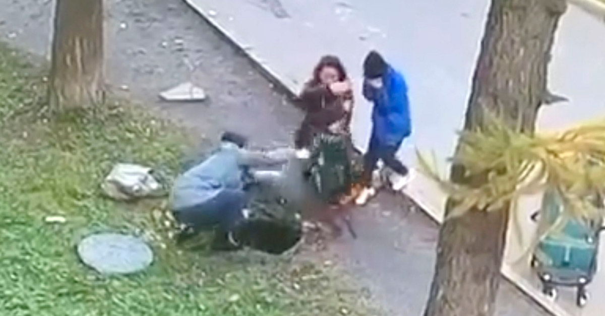 Mum saves child that falls down a hole
