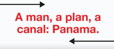 A man, a plan, a canal: Panama - Palindrome Sentence