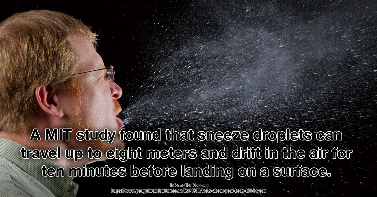 Sneeze 8 meters - Our Amazing Bodies