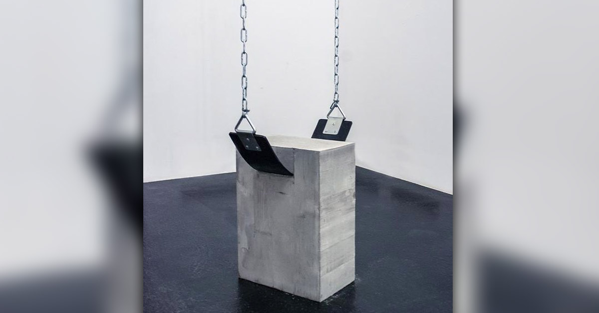 Fabian Buergy's Concrete Swing - Amazing Conceptual Artist